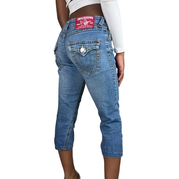 Y2K True Religion Denim Capris - Picture 4 of 4
